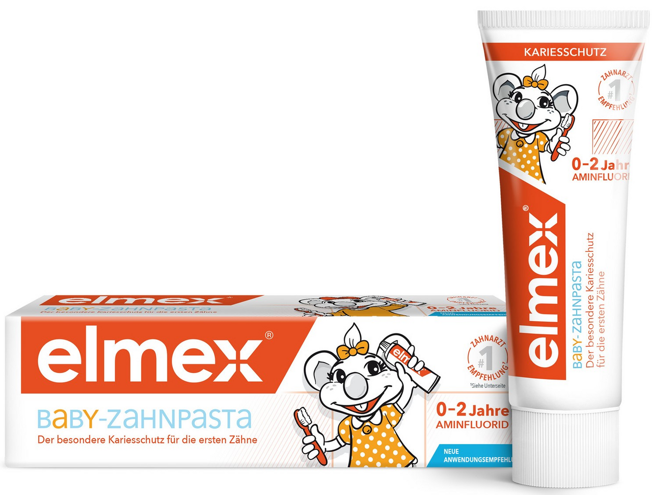 Зубная паста Elmex Защита от кариеса 0-2, 50мл