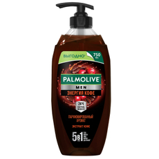 Гель для душа Palmolive Men Энергия кофе 5в1, 750мл
