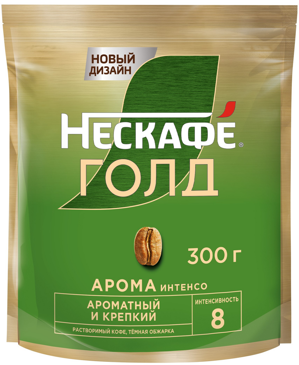 Изображение товара 300Г КОФЕ НЕСКАФЕ ГОЛД АРОМА ИНТЕНСО РАСТВОРИМЫЙ ПАКЕТ