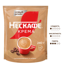 Кофе Нескафе Классик Крема растворимый, 240г