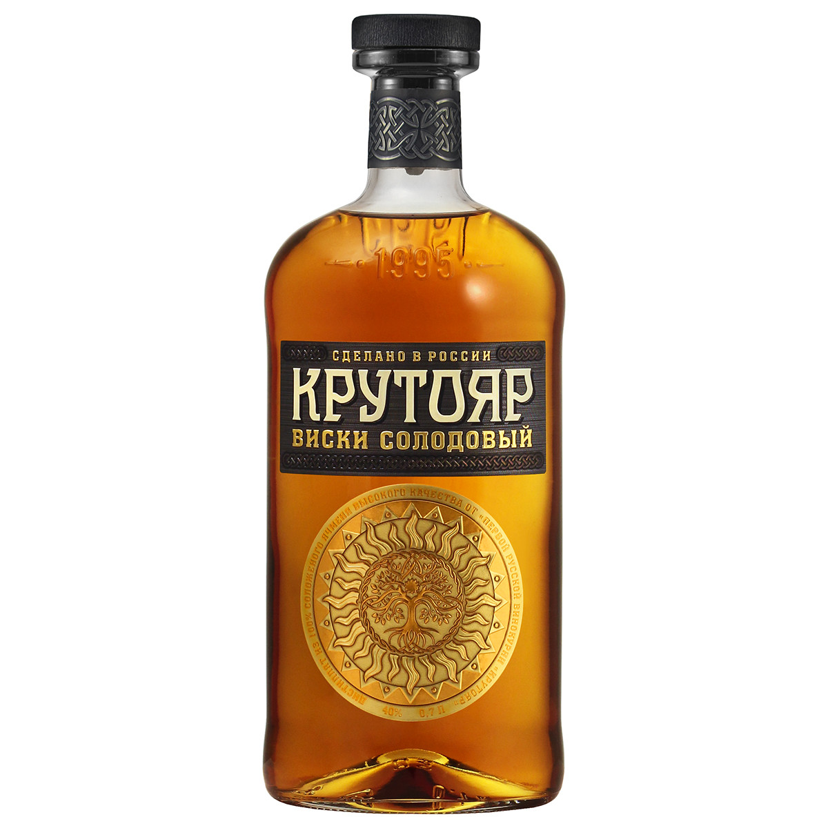 Изображение товара Виски Крутояр солодовый, 0.7л