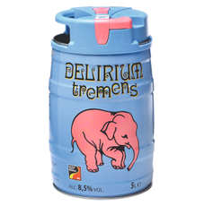 Пиво Delirium Tremens светлое, 5л