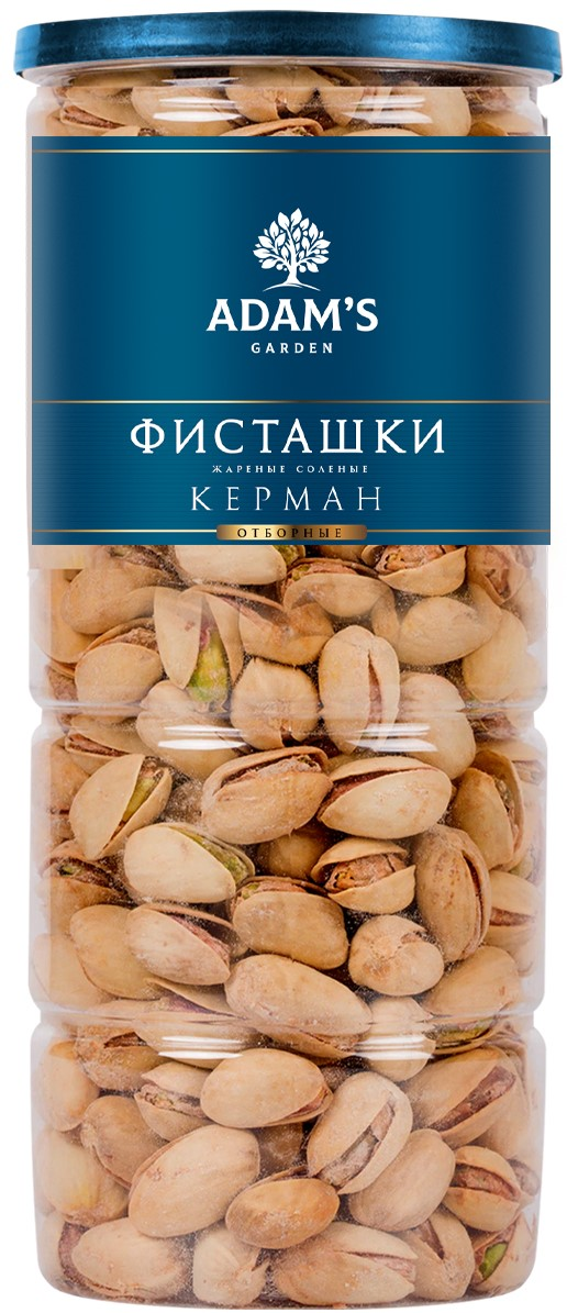500Г ФИСТАШКИ КЕРМАН ADAM'S GARDEN ЖАРЕНЫЕ СОЛЕНЫЕ