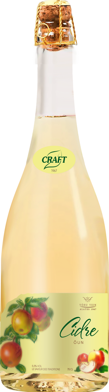 Сидр Craft яблочный полусухой, 0.75л