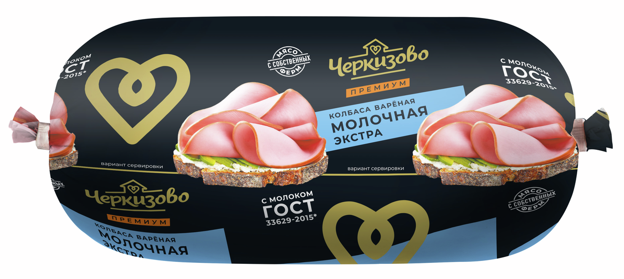 Колбаса Черкизово Премиум Молочная вареная, 400г