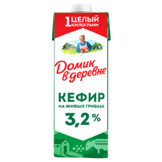 Кефир Домик в деревне 3.2%, 1кг