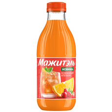 Напиток сывороточный Мажитэль апельсин, клюква и мята, 950г