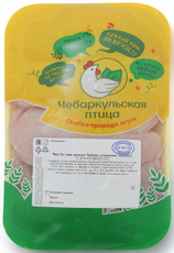 Филе цыпленка-бройлера Чебаркульская птица без кожи охлажденное, ~800г