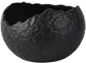 Изображение товара Салатник Shell Shape Black 11.5 см из костяного фарфора