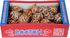Печенье ТМ Бостон заварное в белой глазури, 450г
