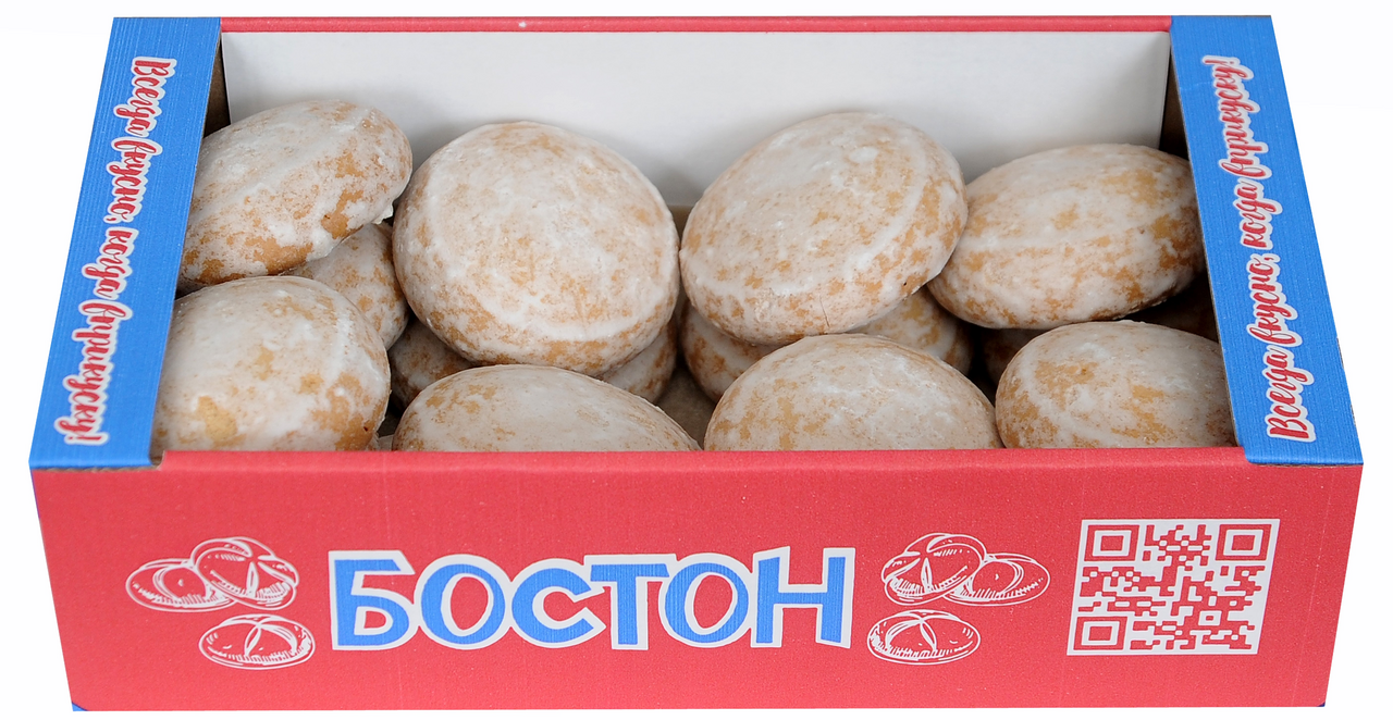 Пряники ТМ Бостон заварные с ароматом ванили, 650г