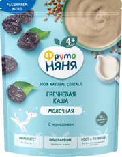 Каша гречневая детская ФрутоНяня молочная чернослив, 190г
