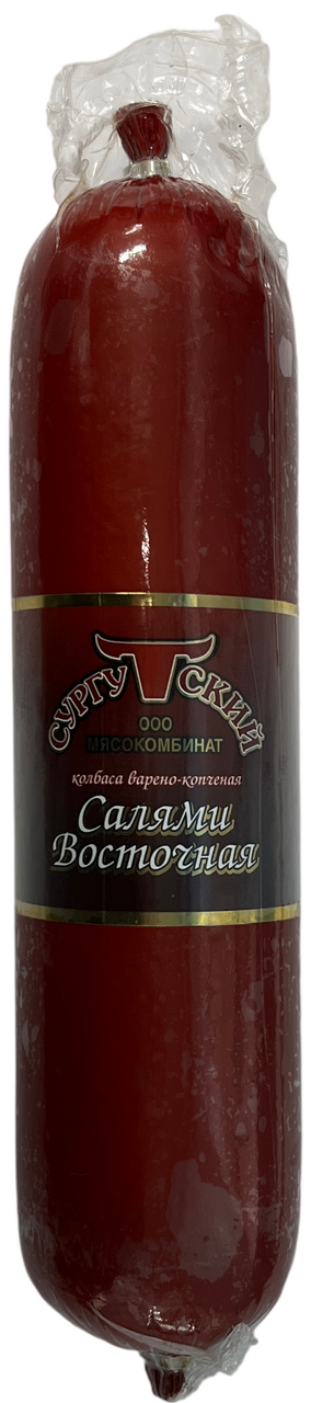 Колбаса Сургутский МК Салями восточная варено-копченая, 500г