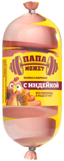 Колбаса Папа Может с индейкой, 400г