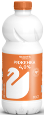 Ряженка Лебедяньмолоко 4%, 900г