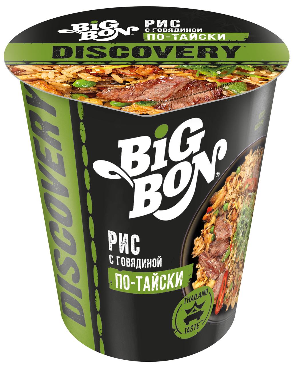 Рис быстрого приготовления BigBon говядина по-тайски, 60г