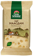 Сыр Село Зеленое Маасдам кусок 45%, 180г