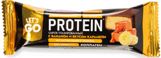 Сырок глазированный Let's Go Protein банан и карамель 5%, 40г