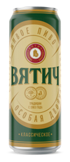 Пиво Вятич классическое фильтрованное светлое, 0.45л