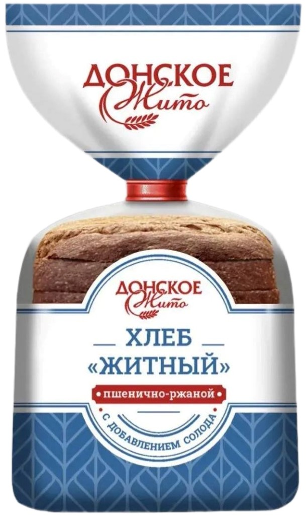 Хлеб Донское Жито Житный с солодом, 350г