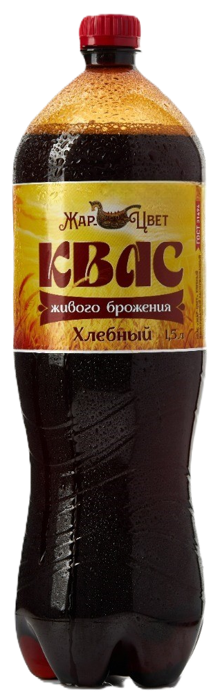 Квас Жар-Цвет хлебный, 1.5л