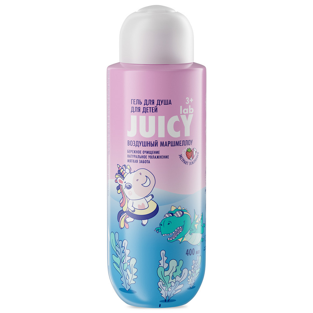 Изображение товара Детский гель для душа Juicy Lab воздушный маршмеллоу 400 мл Изображение товара Детский гель для душа Juicy Lab воздушный маршмеллоу 400 мл