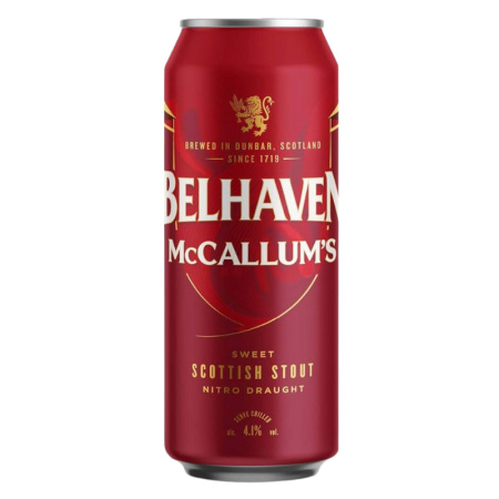 Изображение товара Пиво темное фильтрованное Belhaven Mccallums Stout 0.44л насыщенный вкус Изображение товара Пиво темное фильтрованное Belhaven Mccallums Stout 0.44л насыщенный вкус