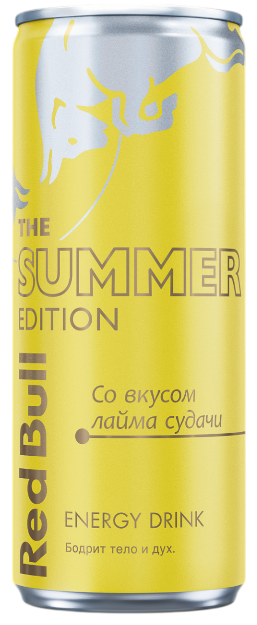 Энергетический напиток Red Bull Лайм судачи, 250мл
