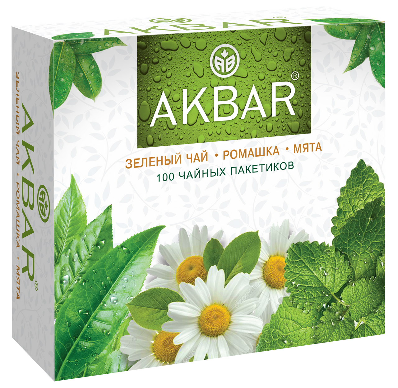 Изображение товара Зеленый чай Akbar Ромашка Мята в стиках 200 г натуральный вкус Изображение товара Зеленый чай Akbar Ромашка Мята в стиках 200 г натуральный вкус