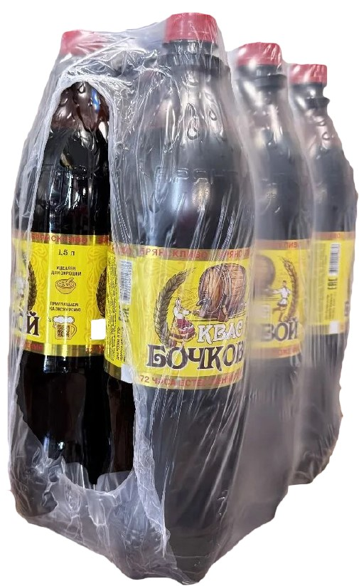 Квас Брянскпиво Брянский бочковой, 1.5л x 6 шт