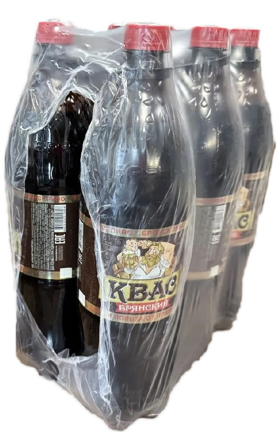 Квас Брянскпиво Брянский ржаной, 1.5л x 6 шт