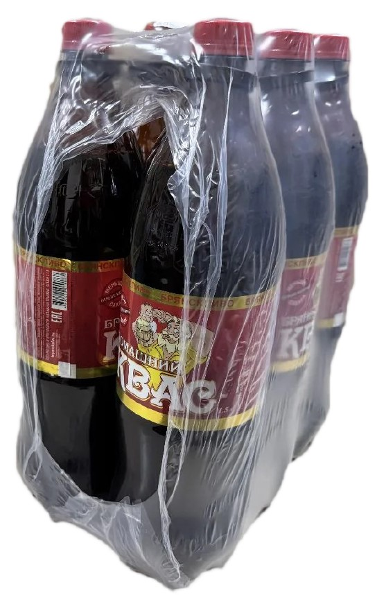 Квас Брянскпиво Брянский домашний, 1.5л x 6 шт