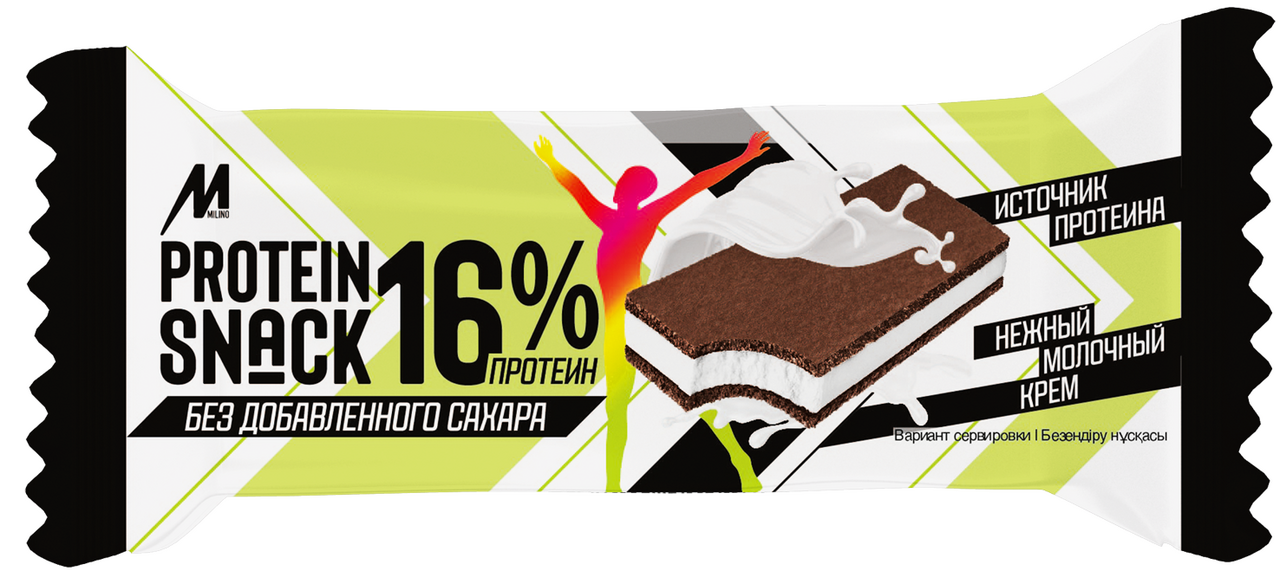 Пирожное Milino бисквитное с молочным белком, 28г