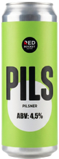 Пиво Red Rocket Brewery Pils светлое, 0.45л