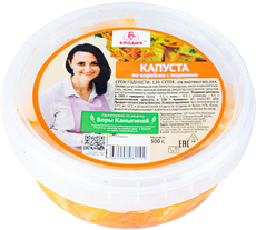 300Г КАПУСТА ПО-КОРЕЙСКИ С МОРКОВЬЮ