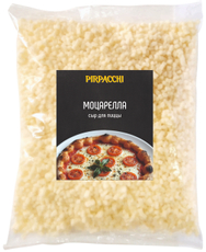 Сыр Pirpacchi Моцарелла для пиццы тертый 45%, 200г