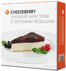 Чизкейк Cheeseberry New York лесные ягоды замороженный, 400г