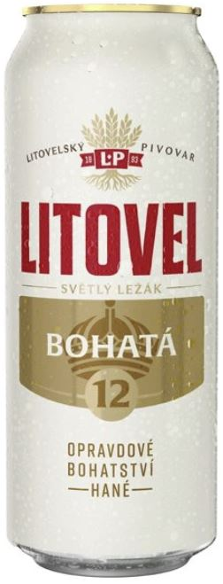 Изображение товара Фильтрованное светлое пиво Litovel Bohata 0.5л с богатым вкусом Изображение товара Фильтрованное светлое пиво Litovel Bohata 0.5л с богатым вкусом