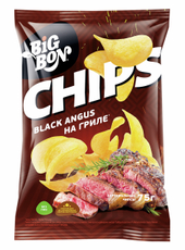 Чипсы Big Bon Black angus, 75г