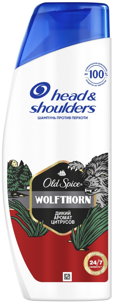 Шампунь Head & Shoulders Old Spice Wolfthorn цитрус, 360мл