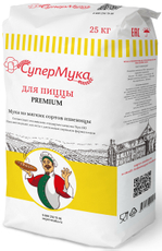 Мука Супермука Premium пшеничная для пиццы высший сорт, 25кг
