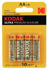 Батарейки Kodak Ultra Premium Alkaline AA, 4шт