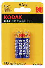 Батарейки Kodak Max Super Alkaline AA, 2шт