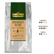 Кофе Monarch Breakfast Blend зерновой, 1кг