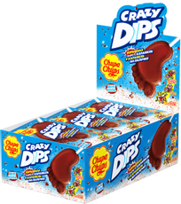 Карамель Chupa Chups Crazy dips Кола взрывная карамель, 14г x 24 шт