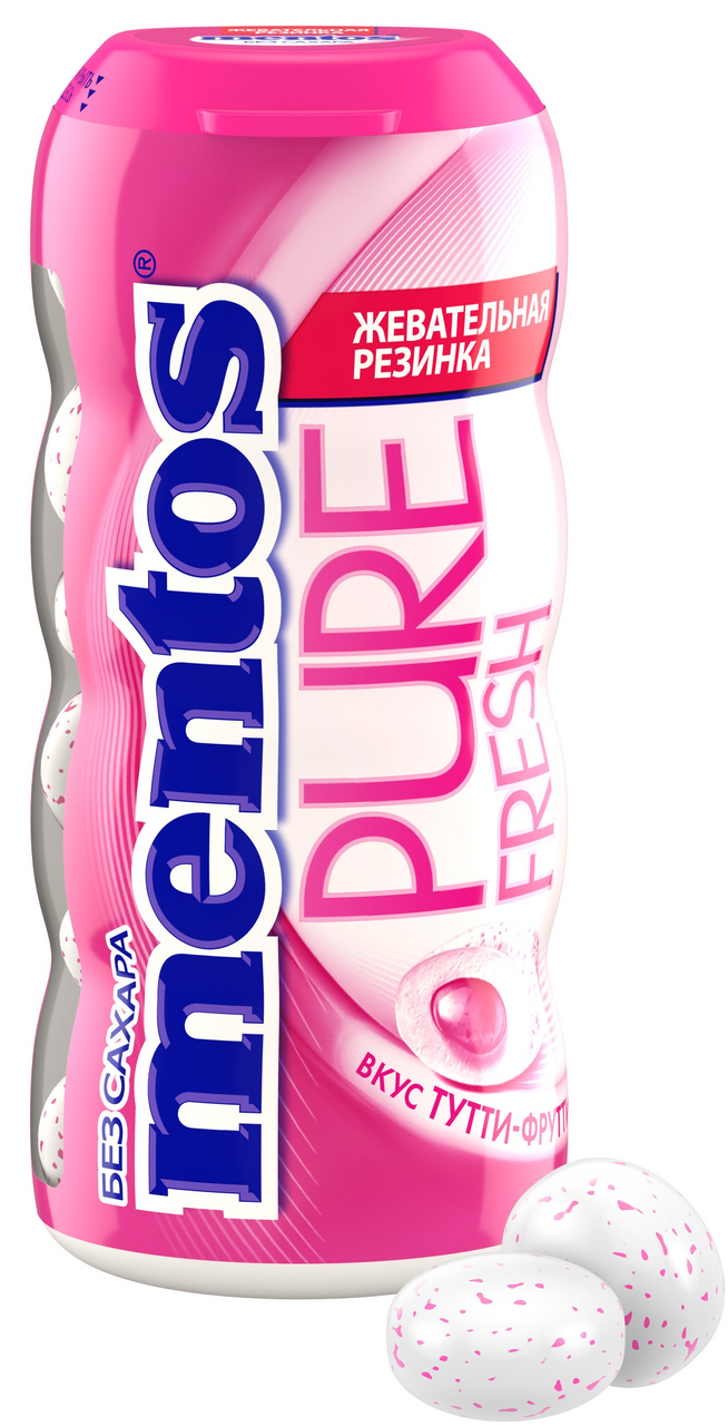 Жевательная резинка Mentos Тутти-фрутти без сахара, 30г