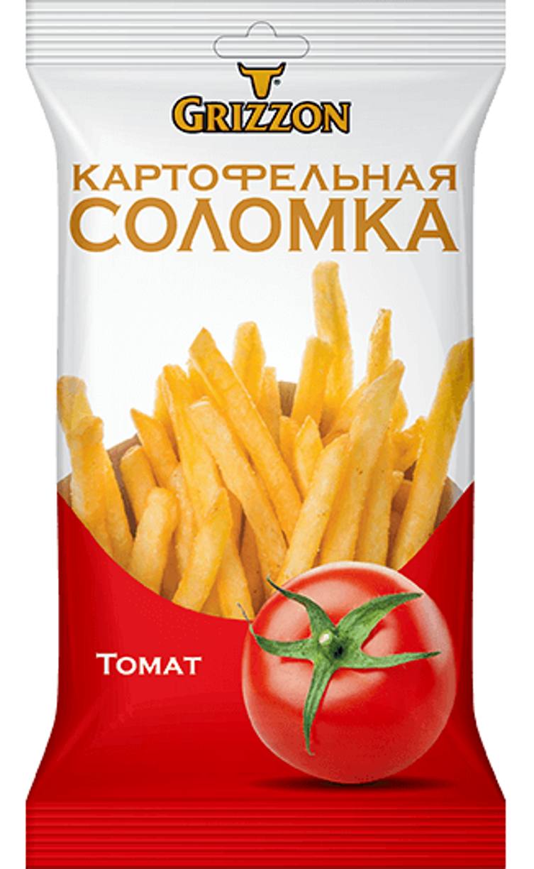 Соломка картофельная Grizzon томат, 80г