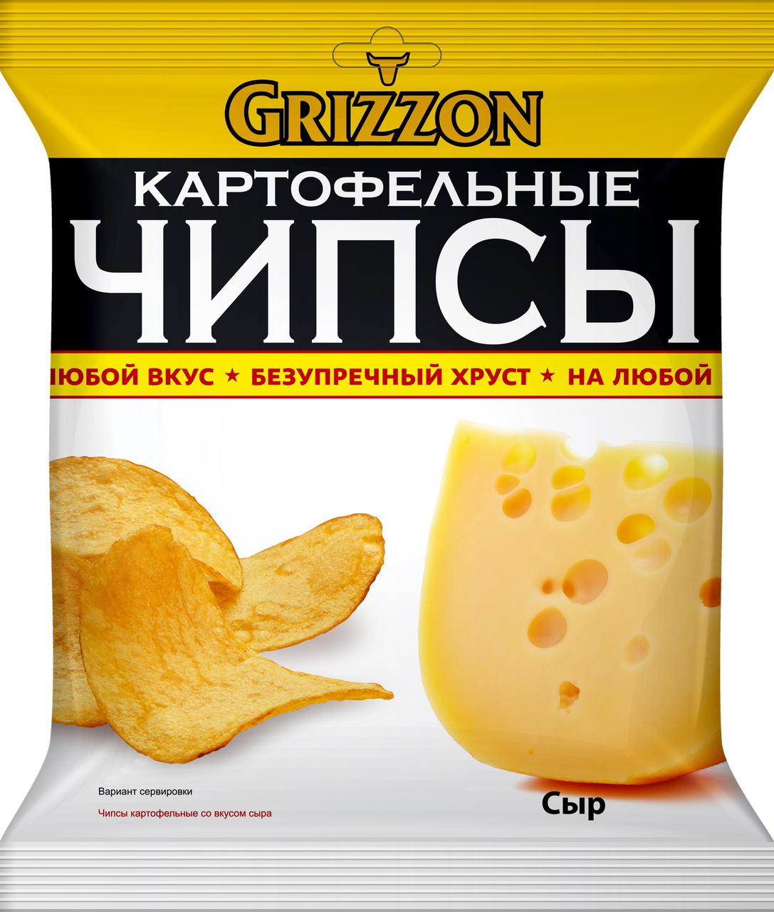 Чипсы Grizzon сыр, 150г