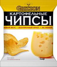 Чипсы Grizzon сыр, 150г