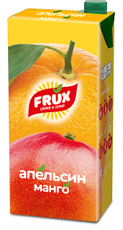 Напиток сокосодержащий Frux апельсин и манго, 1л